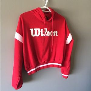 Wilson cropped hoodie